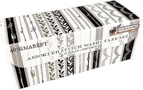 Miniatura 2 de 49 AND MARKET Curators WASHI Tape 12 Rollos, Surtido