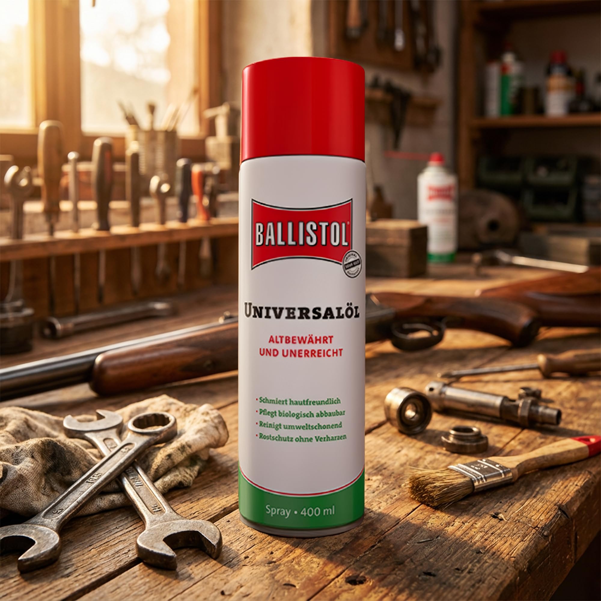 ELITE BBQ Ballistol Universalöl 3er Set 3x 400ml – Das bewährte Mehrzwecköl für Handwerk, Haus & Garten – Rostschutz, Schmierung & Reinigung – Sparangebot