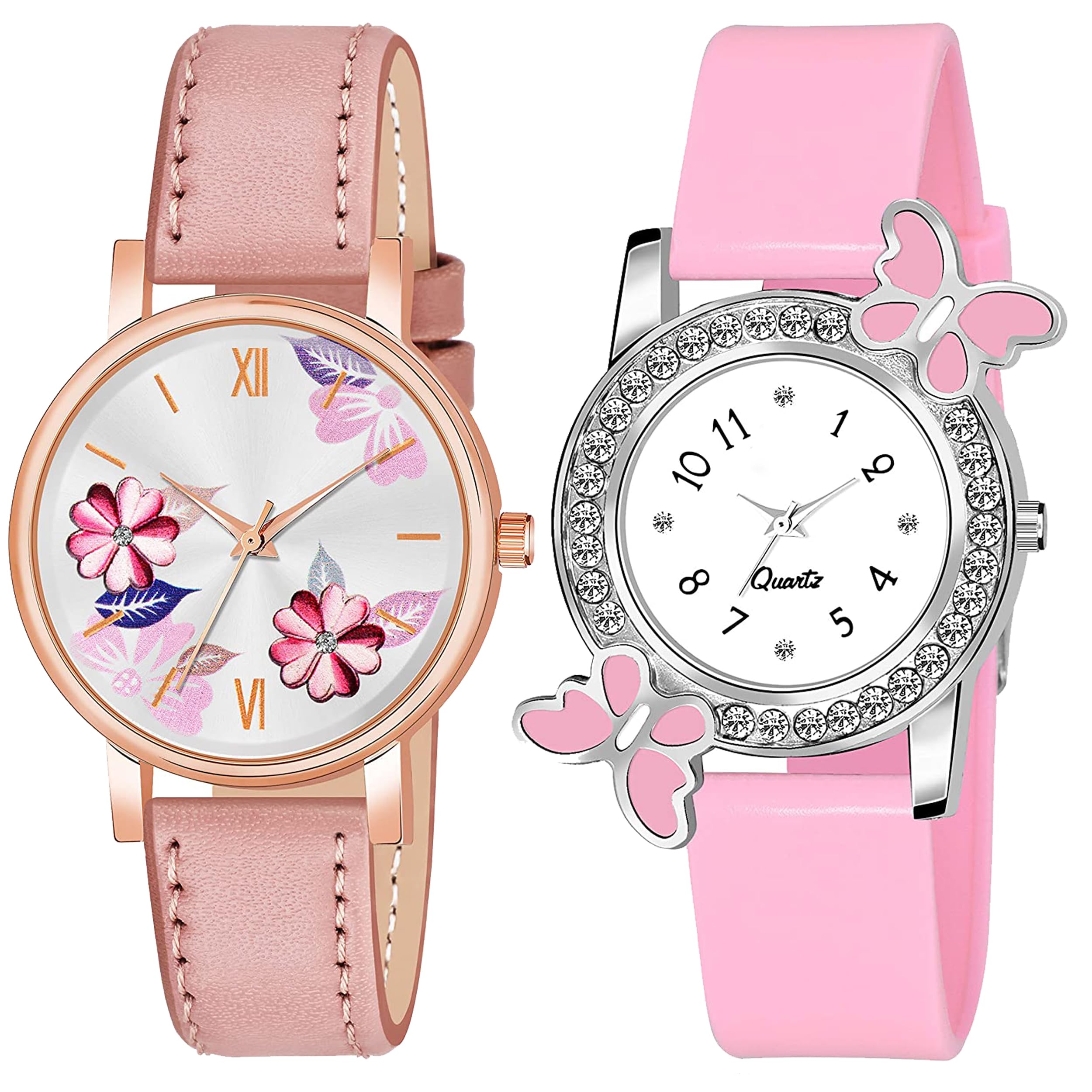 just like Pack of 2 Rubbers Strap and Leathers Strap Multi Color Watches for Girls (Multi Color 3) (B0CJJNZSXR) Amazon Price History, Amazon Price Tracker