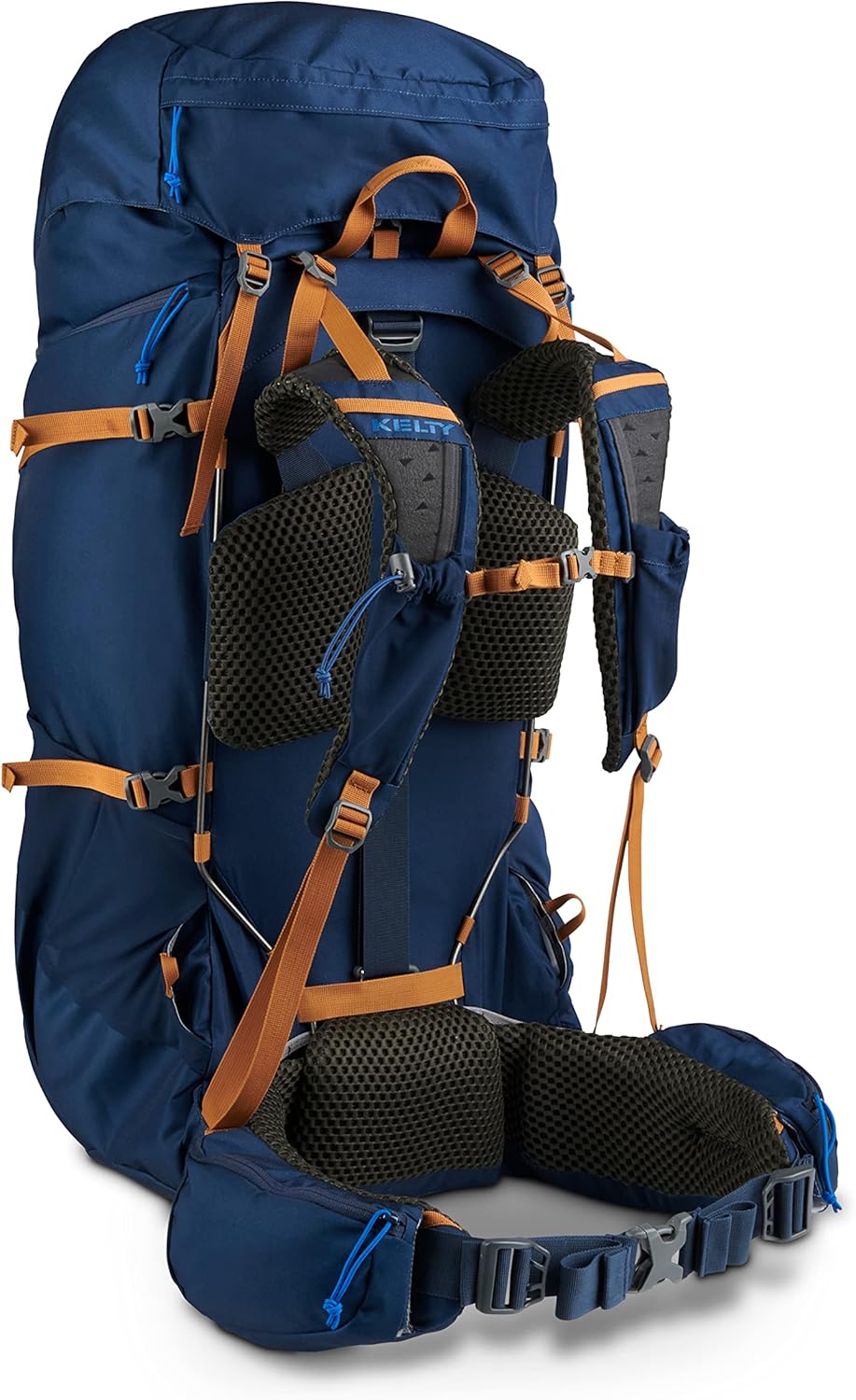 Kelty Glendale 65L – 105L Multi-day Backpacking Thru Hiking Pack, Adjustable Suspension, Customized Fit (Pageant Blue, 85L)