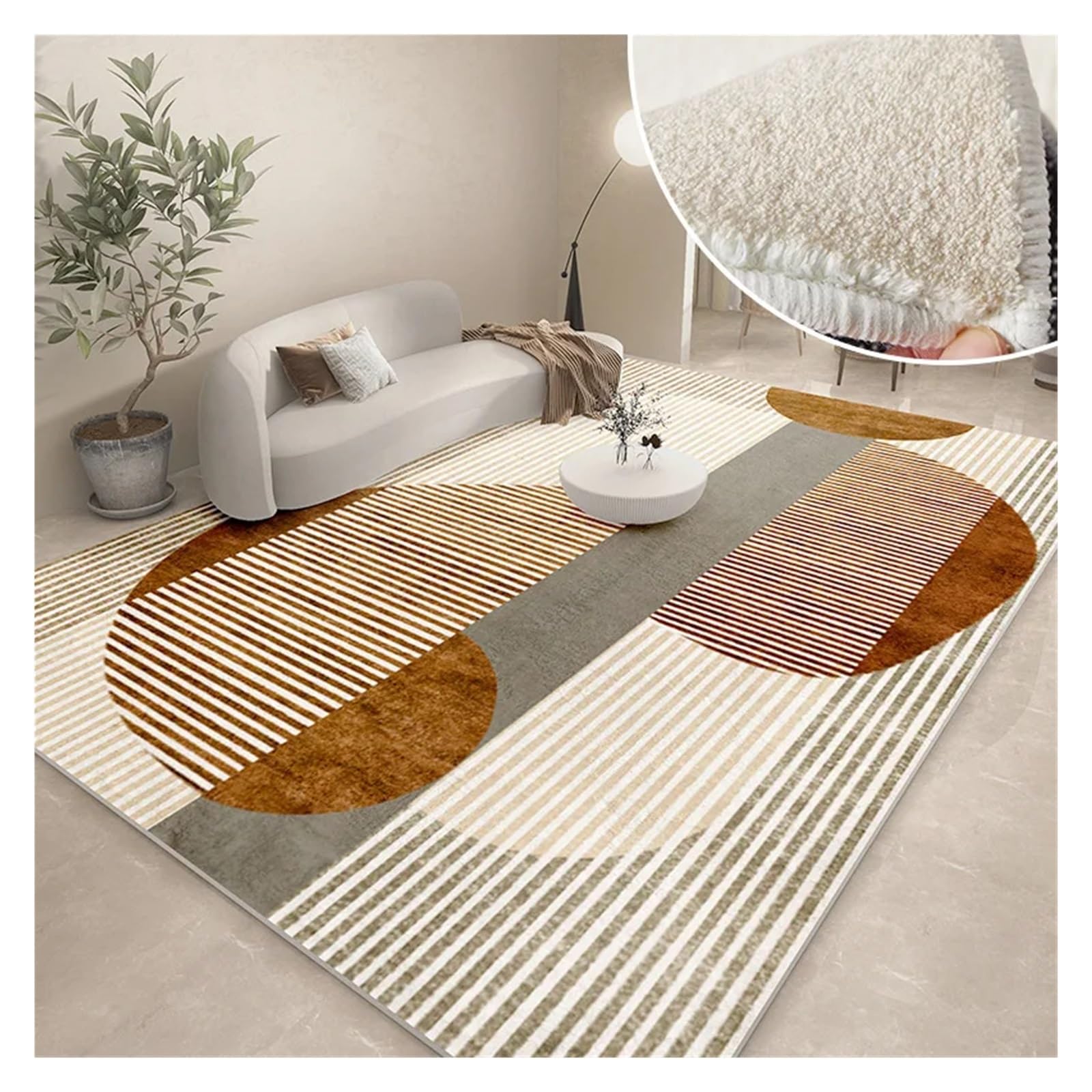 Tapis pour salon moderne abstrait grande surface 120x160
