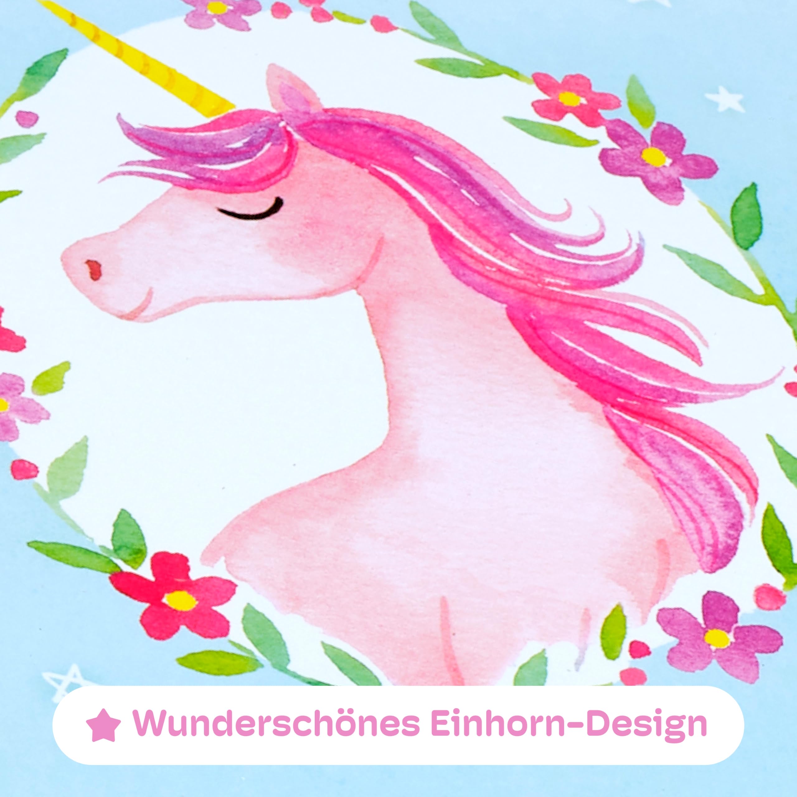 Jewelkeeper Einhorn Schmuckkästchen für Mädchen - Rosa Spieluhr Schmuckschatulle mit Spiegel und 2 Ausziehschubladen - The Beautiful Dreamer Melodie - zur Aufbewahrung von Kinderschmuck
