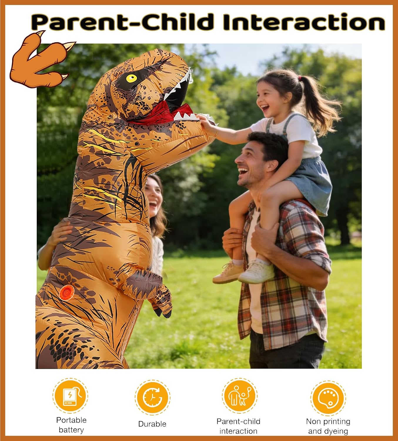 inflatable dinosaur costume adult,T-Rex Inflatable Costume for Adults, Fancy Dress Halloween Adult Costume