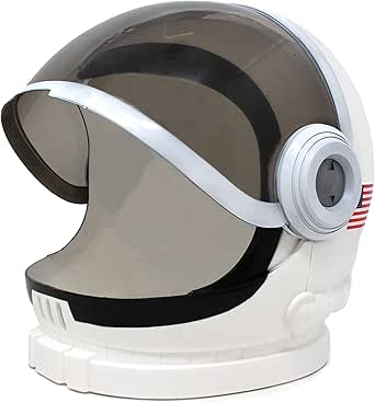 Spooktacular Creations Astronaut Helmet for Kids with Movable Visor Pretend Role Play Accessory Toy Set Halloween Costumes