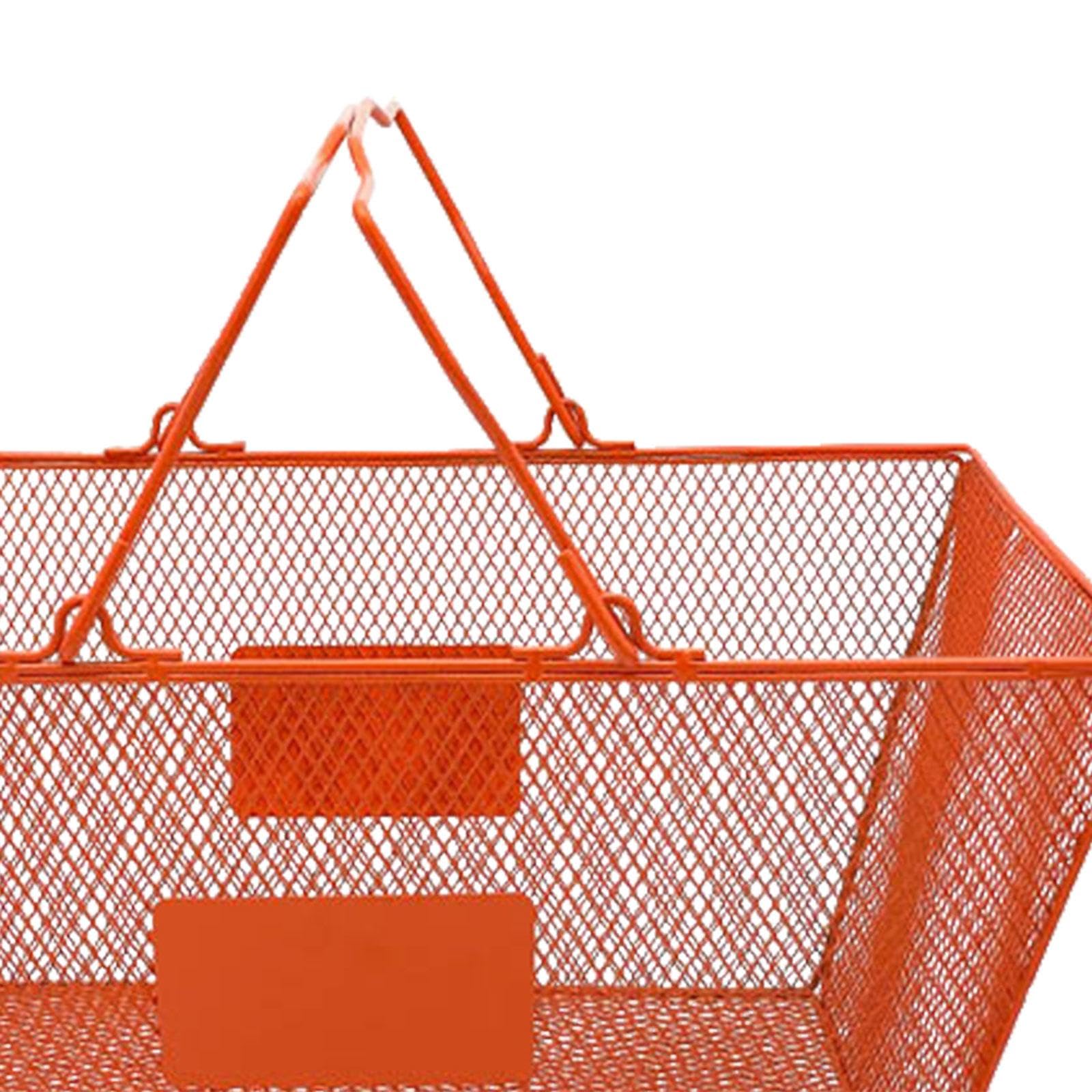 Angebot: 40 Einkaufskörbe Standard, Rot, Doppelgriff + 1 Korbstapelwag