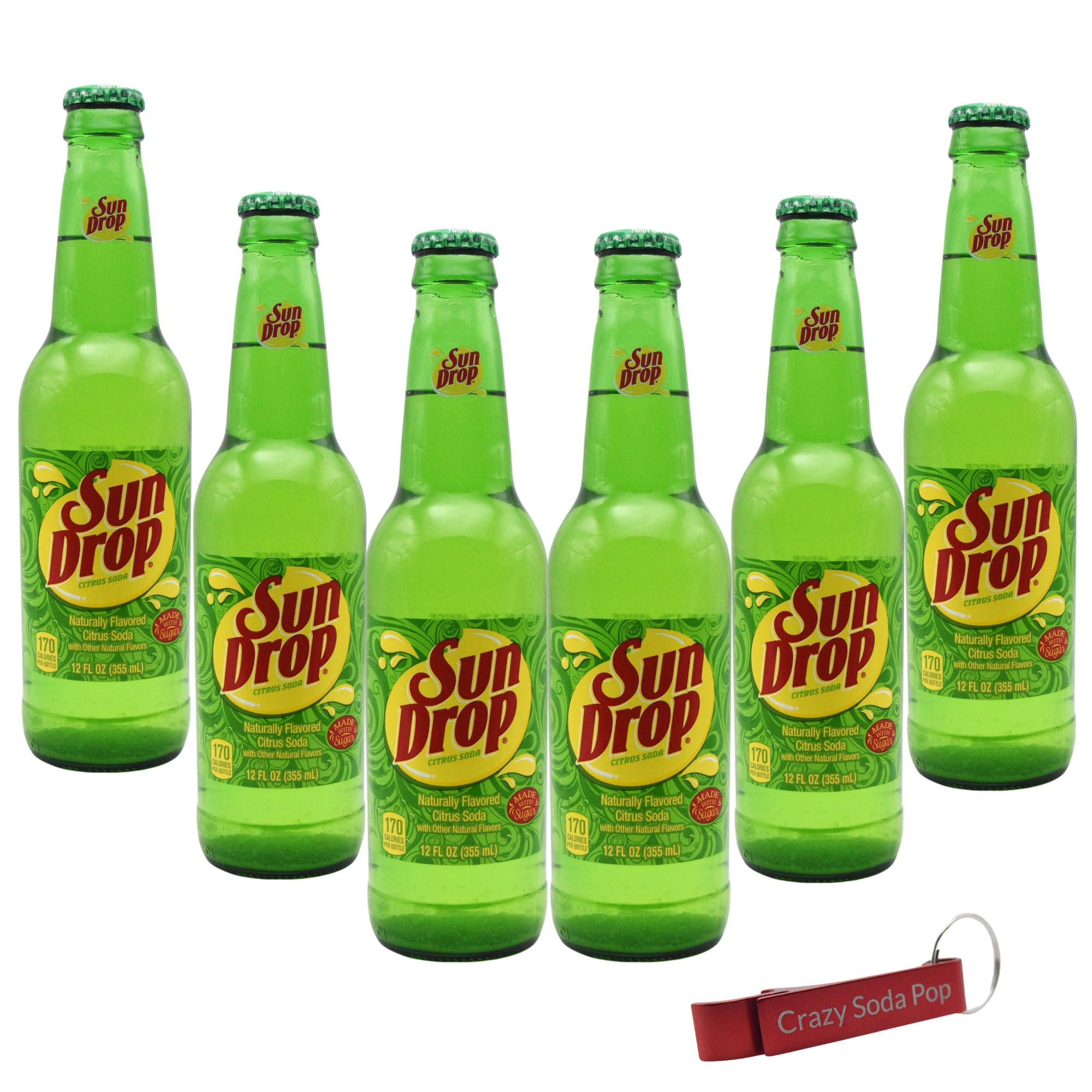 Sundrop Soda, 12 Ounce (6 Glass Bottles)