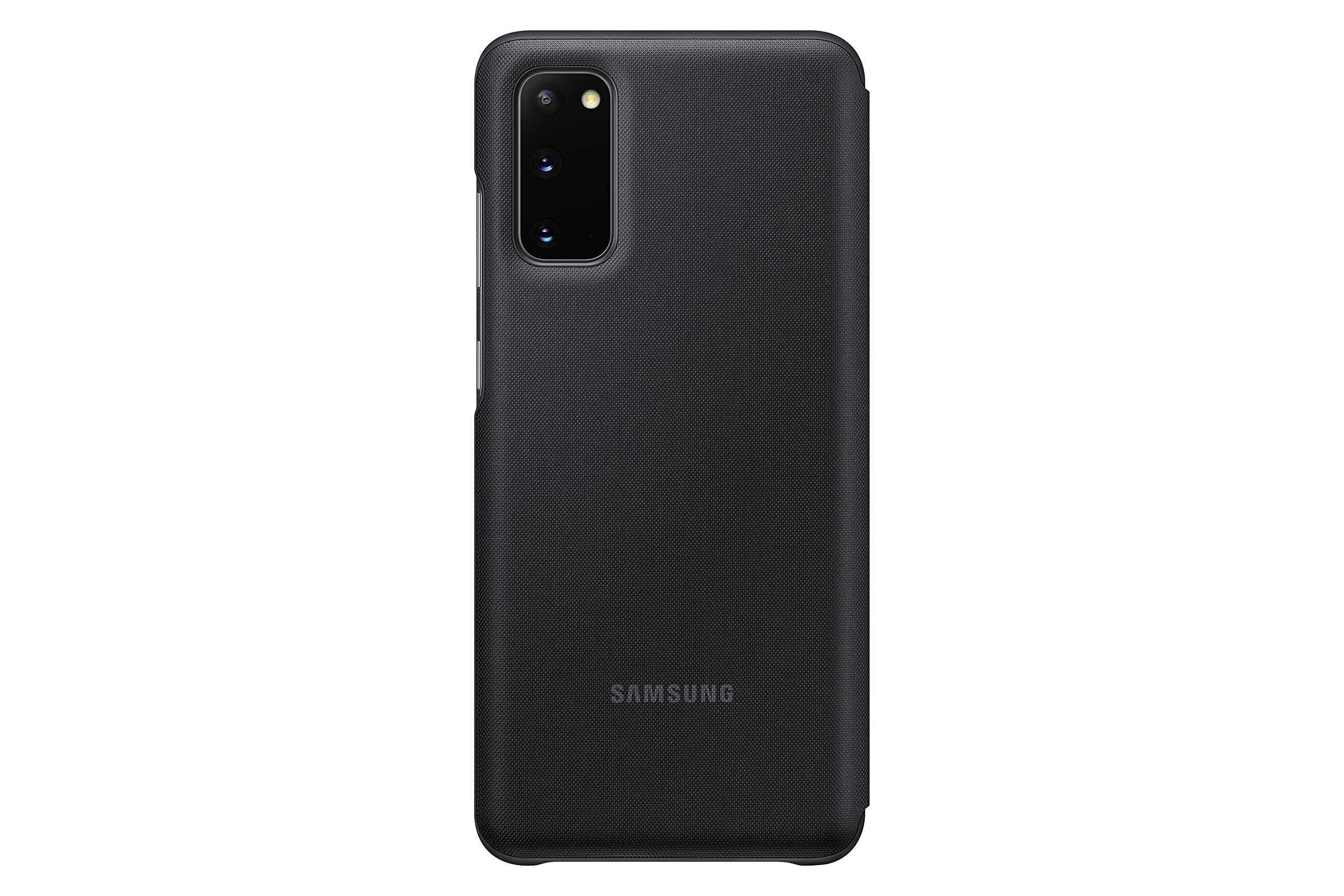 Samsung EF-NG980PBEGEU - Funda LED View para Galaxy S20 / S20 5G, Silicona, Negro - 6.2 pulgadas