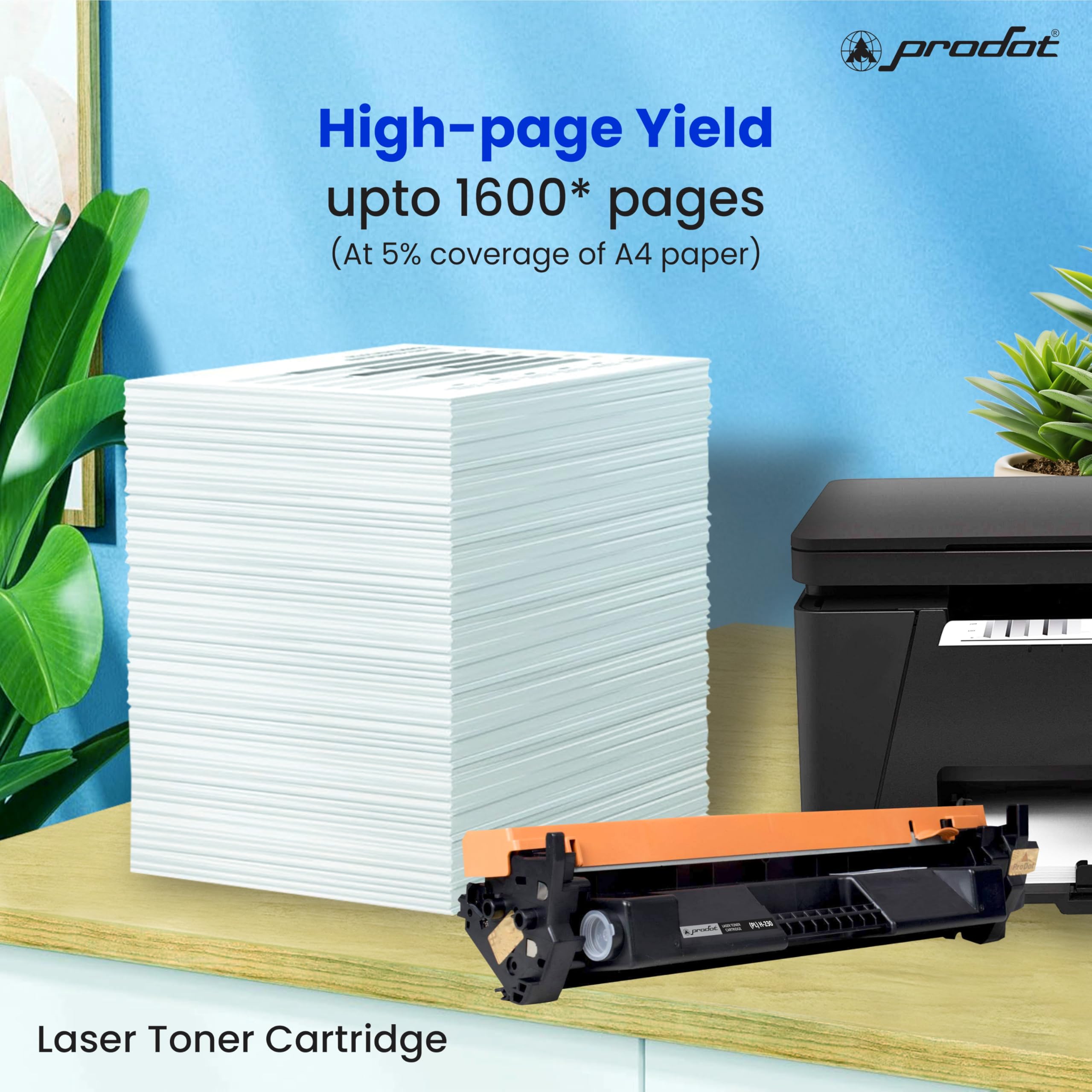 ProDot 230 Toner Cartridge Replaces HP CF230A, Canon CRG 051 (Toner) Compatible with HP M203d/M203dn/M203dw/M227fdn/M227fdw/M227sdn/M206dn/M230fdw I 1500 Page Yield I 1 Year Warranty (1 PC) 2