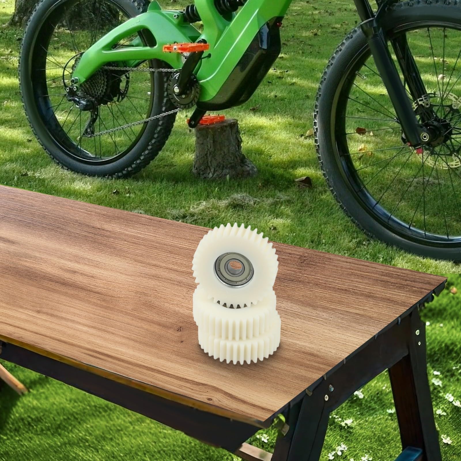 Confezione da 3 ingranaggi in nylon 36T per motore mozzo E-Bike, compatibili con Bafang MXUS 500W, accessori di conversione per biciclette, diametro 47 mm