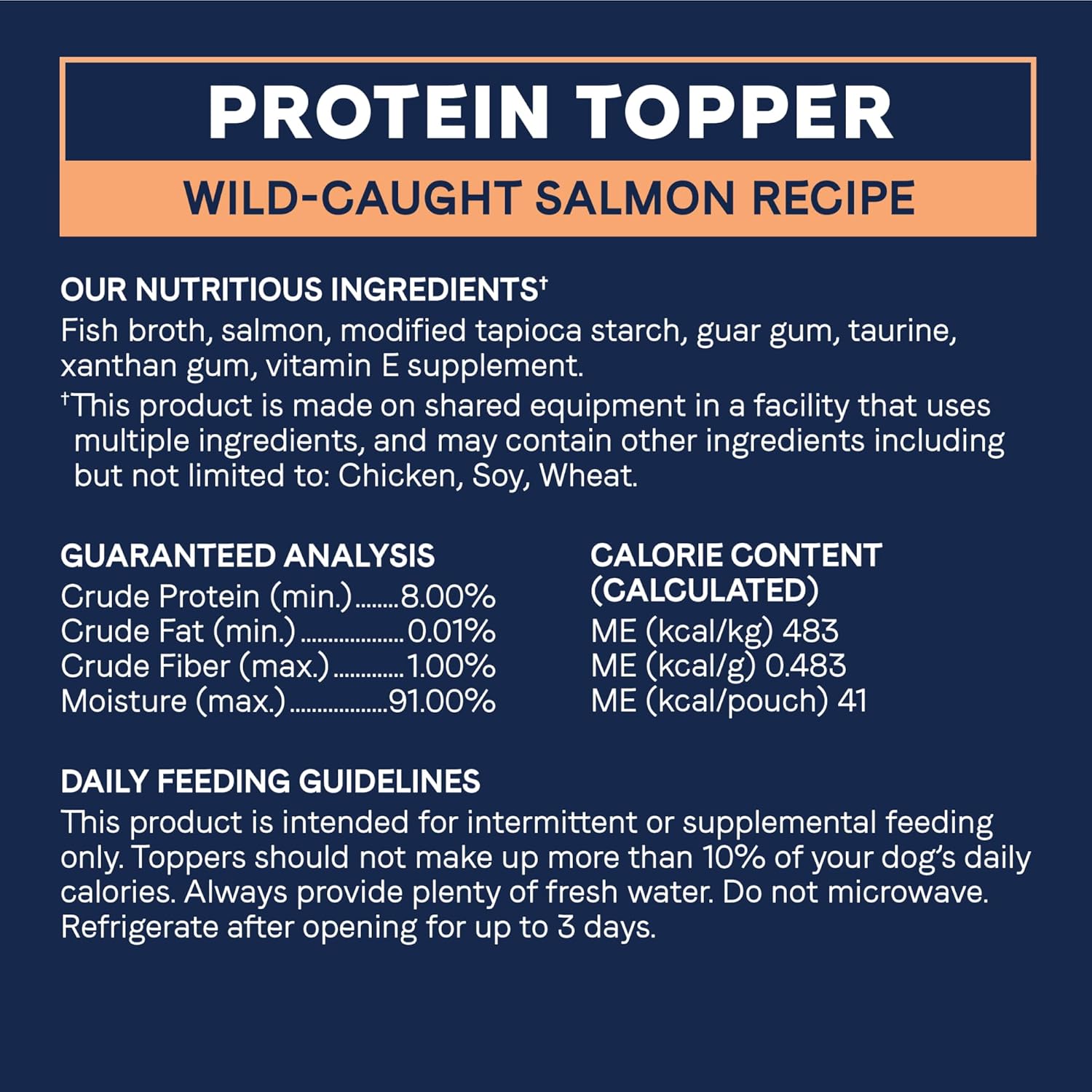 Canidae Pure Protein Topper Wet Dog Food - Wild-Caught Salmon Recipe in Gravy, 3 oz. (Case of 12) - Image 6
