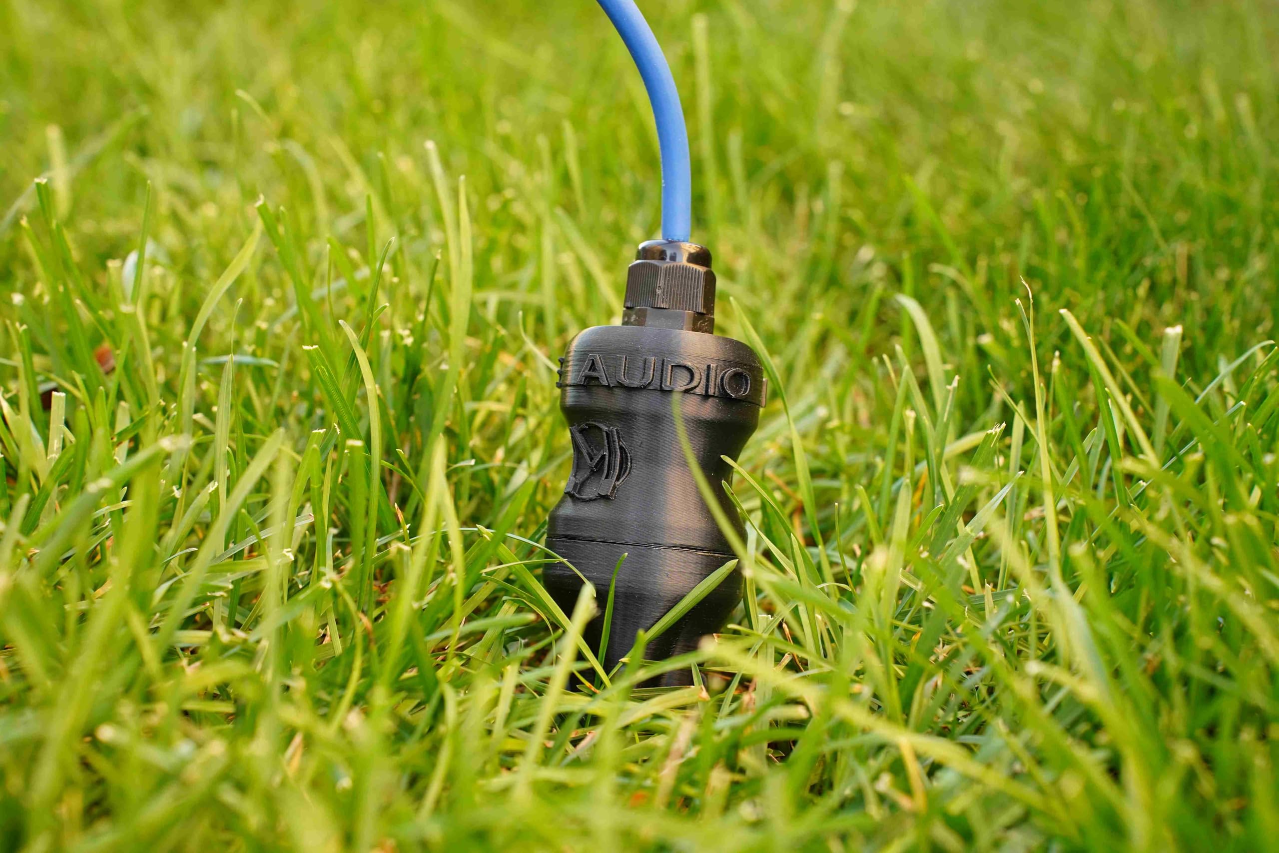 GEOPHONE/Micro Contact o niskiej częstotliwości, 3 metry (mikrofon niskiej częstotliwości, 5Hz, wibracje, kontakt) (XLR + akcesoria)