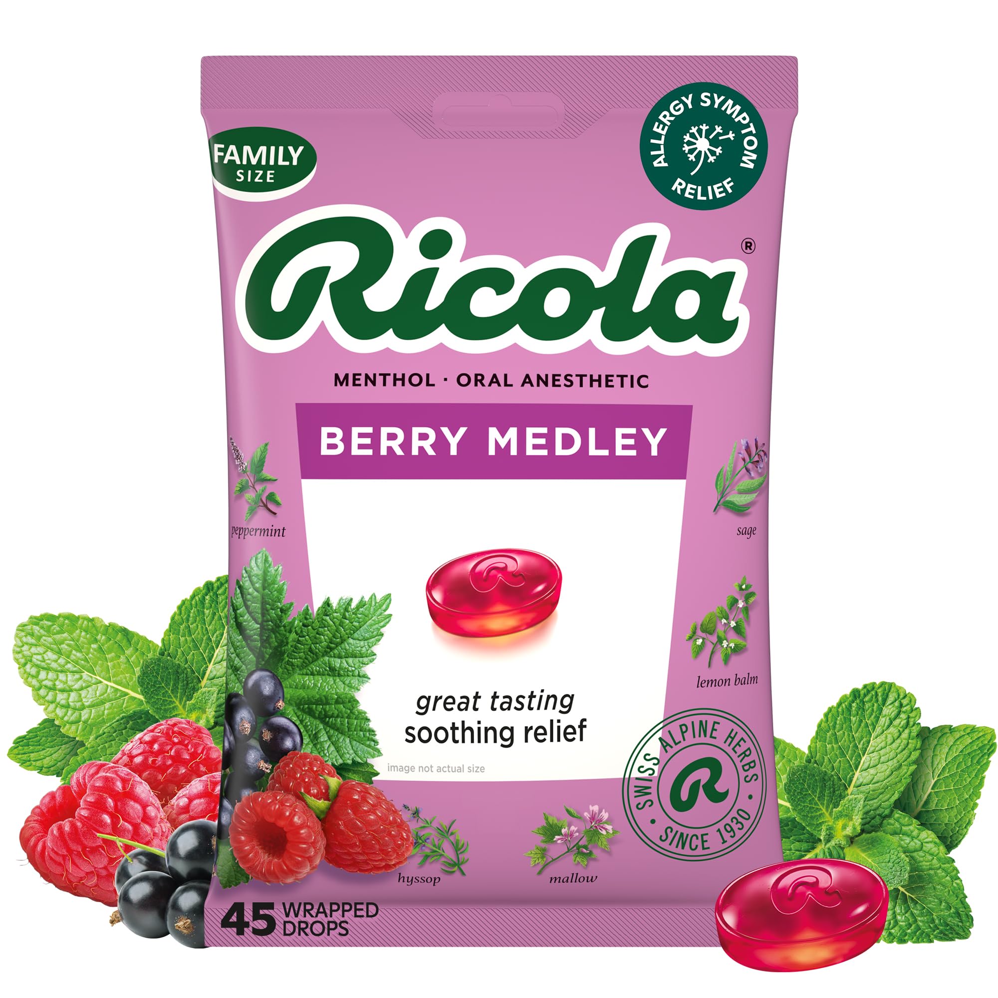 Amazon.com: Ricola, Lozenge Berry Medley, 45 Count : Everything Else