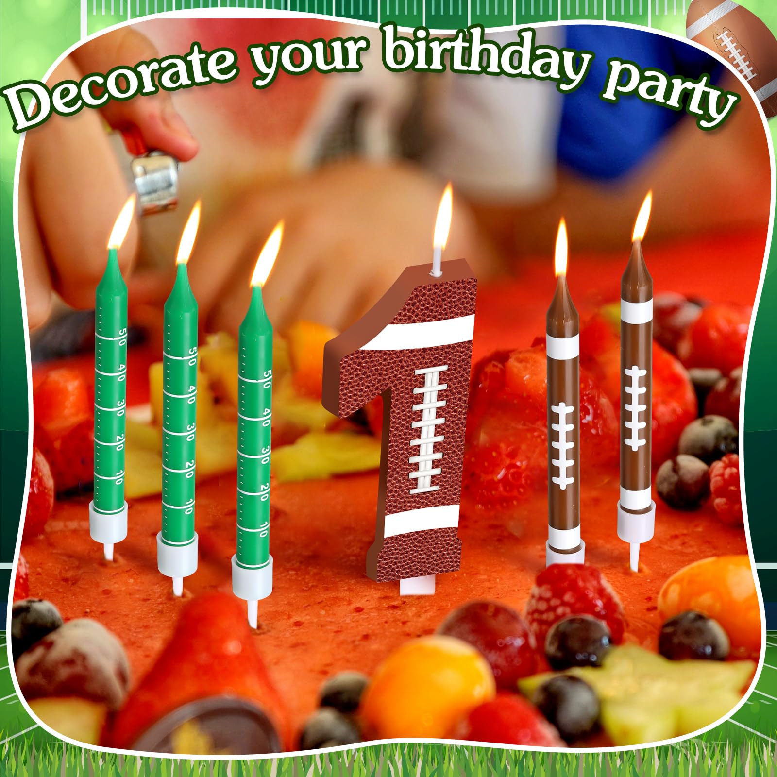 ALLAVA Bougies D'anniversaire En Forme De Chiffre 0, Bougies