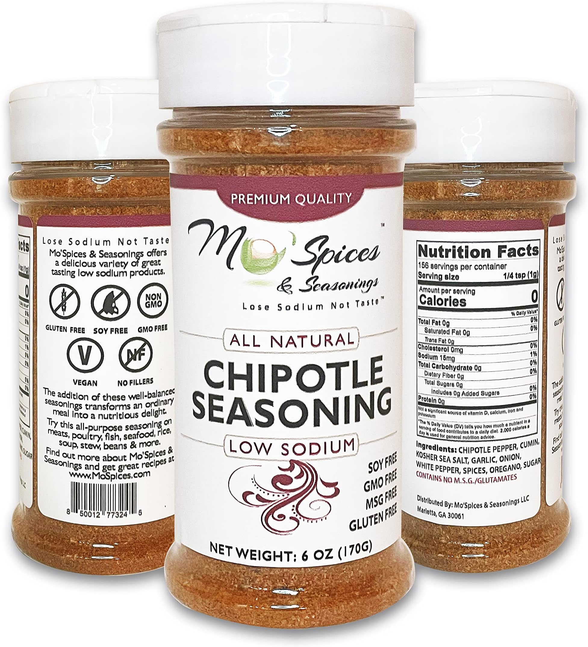 Konriko Chipotle All Purpose Seasoning 5 oz Wheat Free