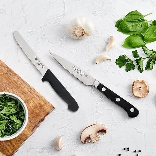 Miniatura 7 de Cuchillo de pelar, NSF, aleación de acero alemana X50CrMov15, hoja de 3 pulgadas