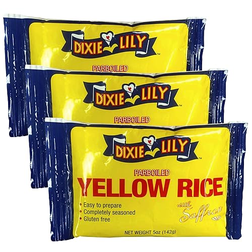 Miniatura 7 de Dixie Lily - Arroz amarillo con azafrán  jarras de 3.5 libras  Paquete de 2