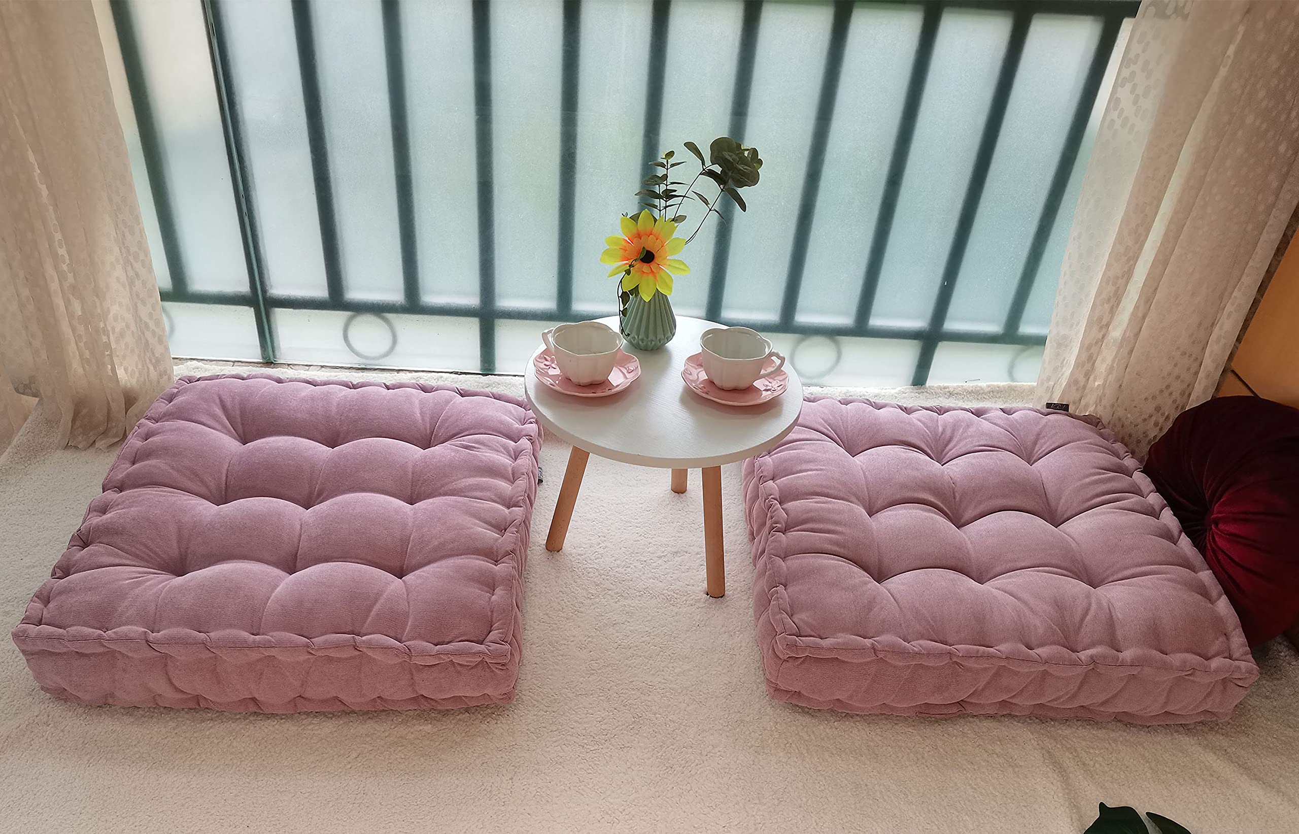 Amazon.com: Verpert Floor Pillow 25x25 Inch Square