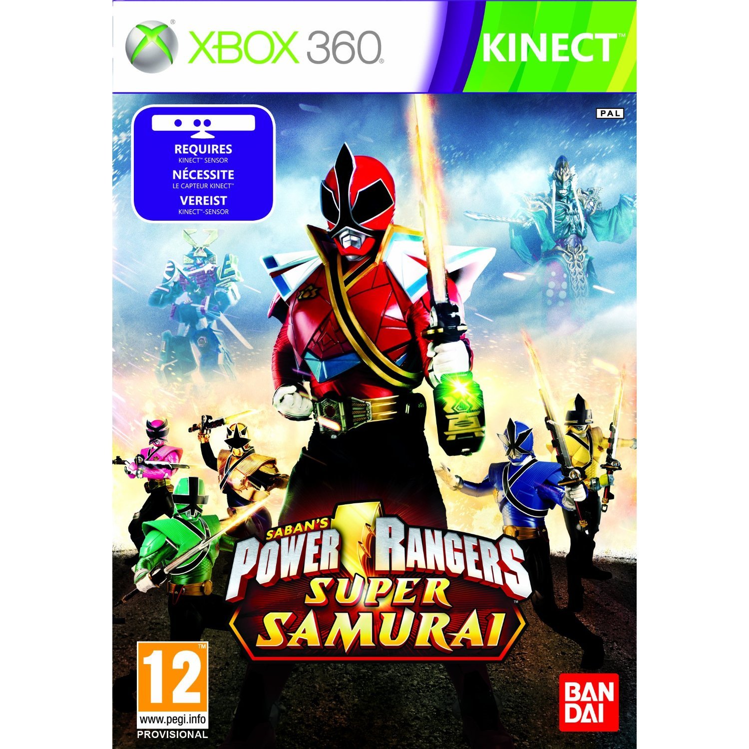 Amazon.com: Power Rangers Super Samurai (jeu Kinect) : Video Games