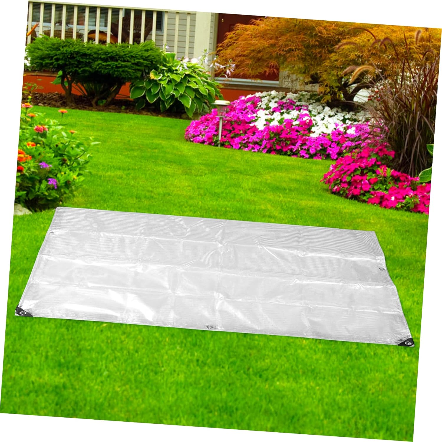 Heavy Duty Waterproof Tarp for Camping Sunlight Room Tarp for Greenhouse and Garden Use
