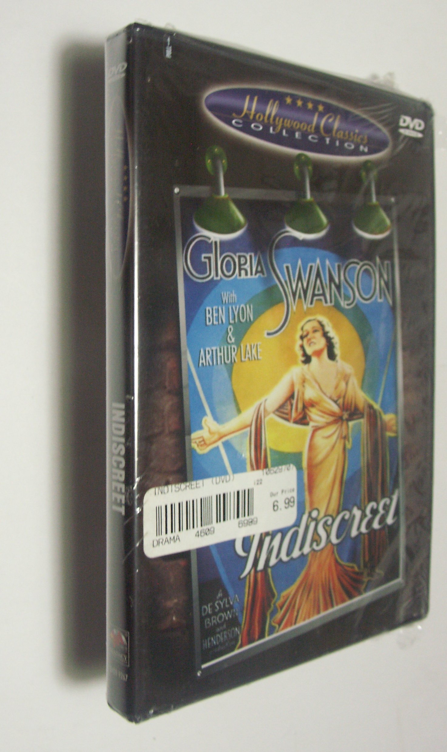 DVD Indiscreet Reino Unido película clásica romántica en disco óptico para coleccionistas