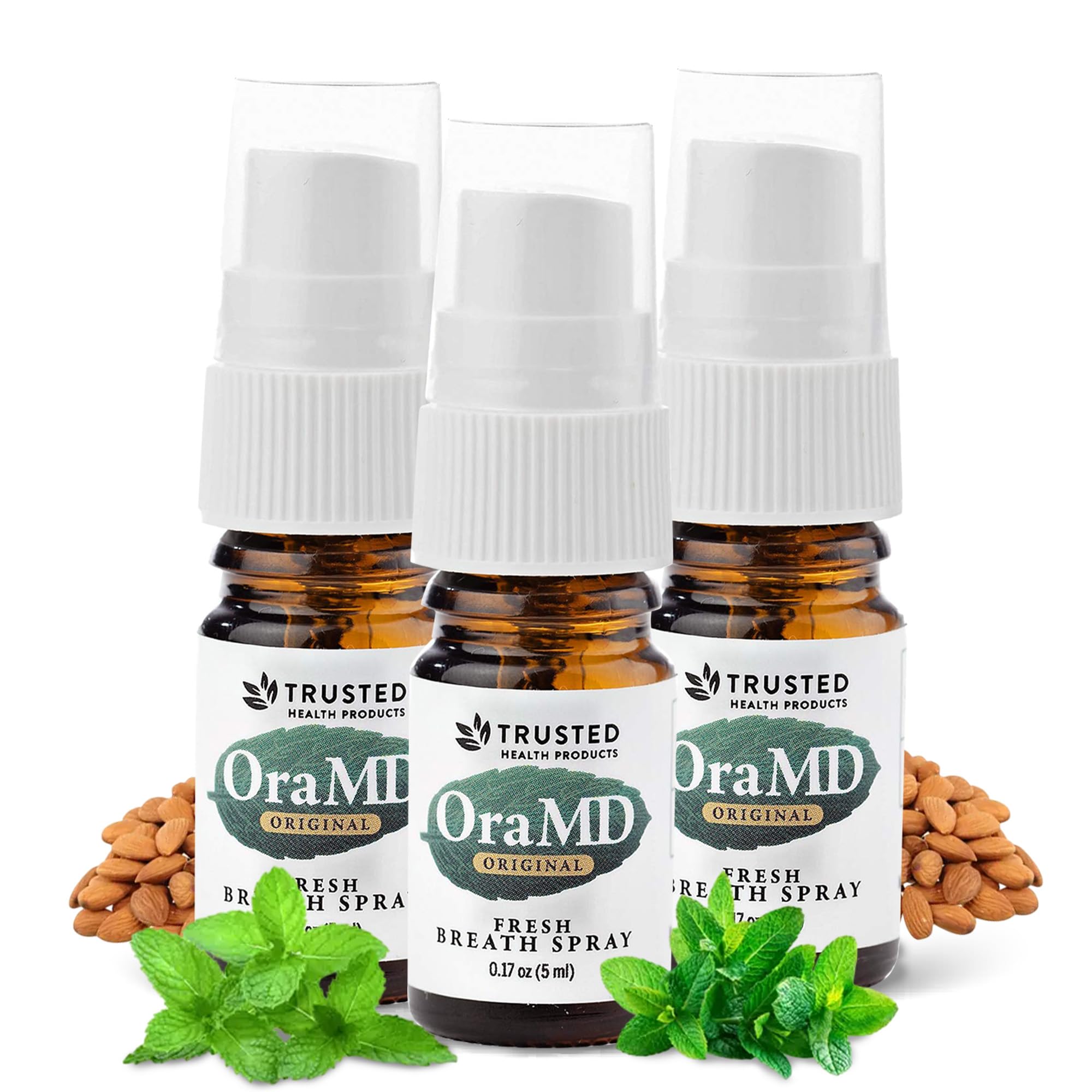 OraMD Fresh Breath Spray for Gum Health - 3-Pack, Bad Breath Treatment, Periodontal Disease Therapy, Fights Oral Pathogens, Reduces Gum Pockets & Plaque Build-Up