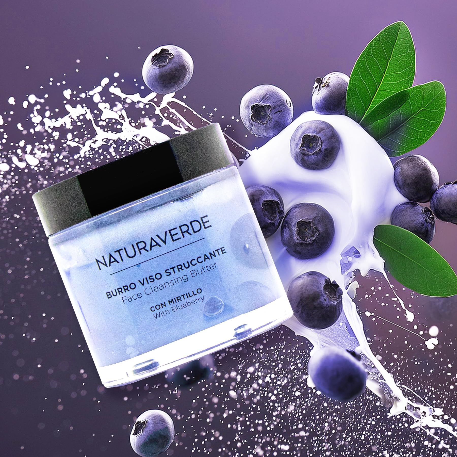 Naturaverde | Upcycling Burro Struccante, con Mirtillo, 90 ml