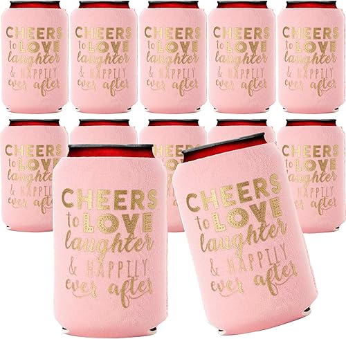 Decoración para latas de boda 12 saludos para amar la risa y felices para siempre, recuerdos de cena de ensayo, suministros de boda, despedidas de