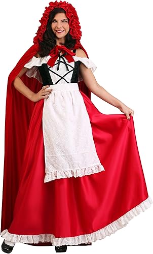 Disfraz de caperucita roja para mujer de lujo para adultos