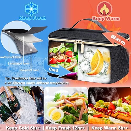 Miniatura 3 de Weitars Mochila de almuerzo para mujer, mochila para laptop de 15.6 pulgadas, mochila de viaje para mujer, mochila de trabajo, mochila para