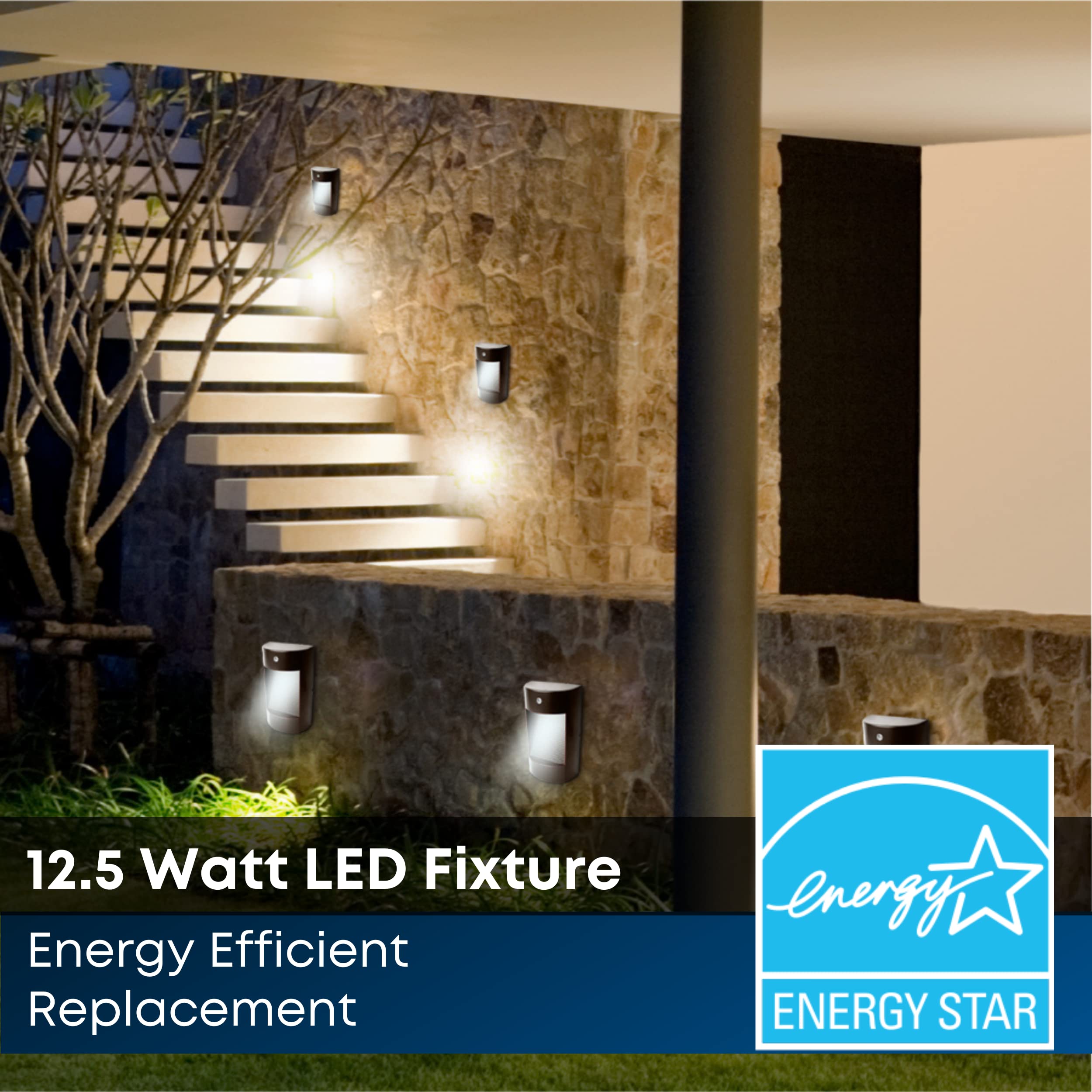 Luz* Feit Electric Lan11sq/sync/bz Onesync Dusk to Dawn Led Wall