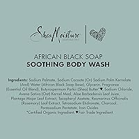 Vista 19 de SheaMoisture Soothing Body Wash for Acne Treatment African Black Soap Paraben Free Body Wash 13 oz