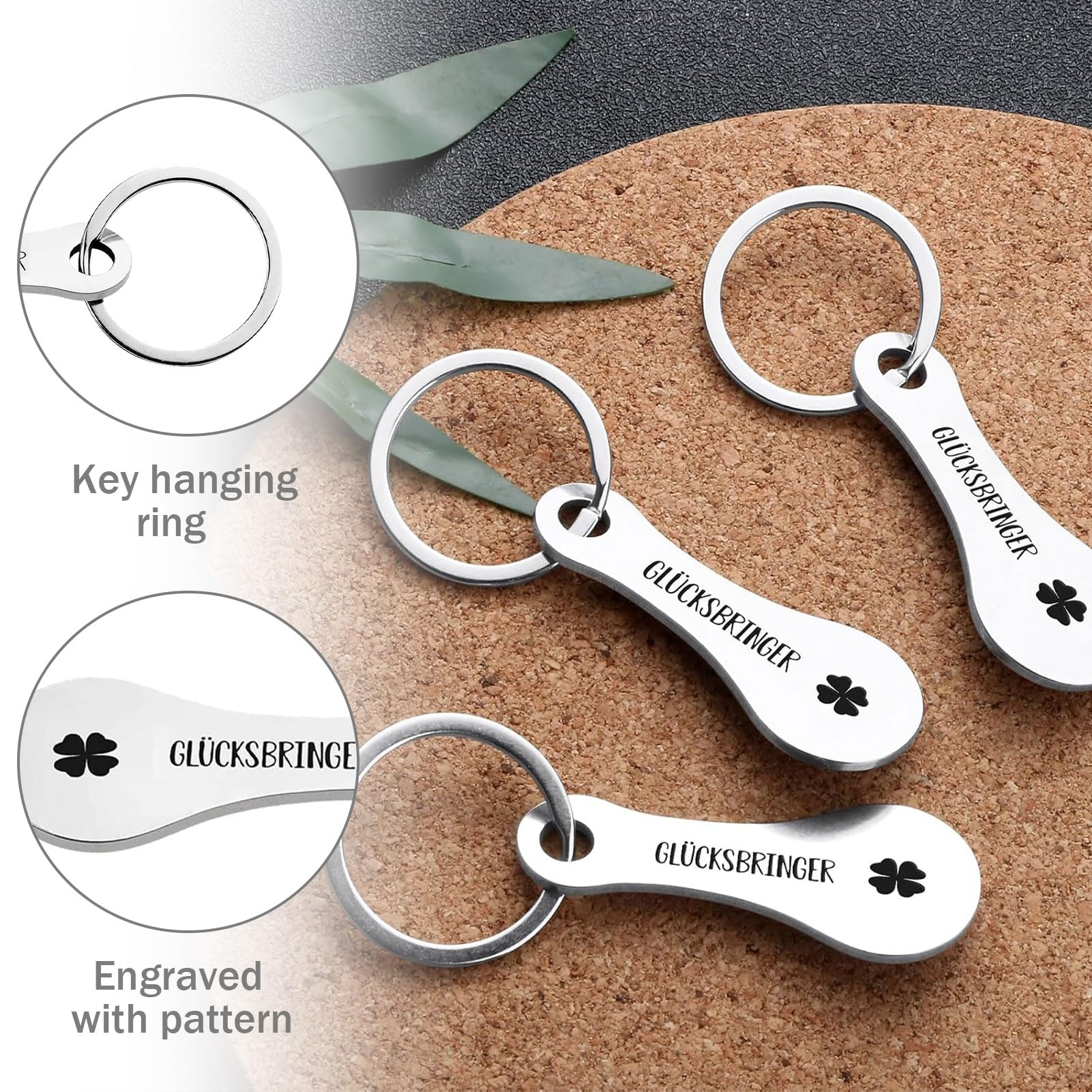 JEYORZY 5 stuks winkelwagenontgrendelaar, sleutelhanger, afneembare winkelwagenchip, winkelwagenmuntje met sleutelring voor winkelwagen, openen van winkelwagen