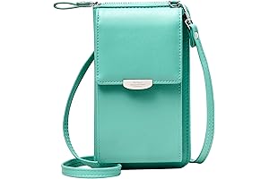 Small Crossbody Phone Bags Compatible for IPhone 8Plus Leather Case Cellphone Wallet Purse