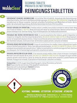 Pastillas de limpieza sin fosfatos para cafeteras - 45 tabletas para cafeteras superautomáticas Jura, Delonghi, Bosch, Siemens, Seaco6