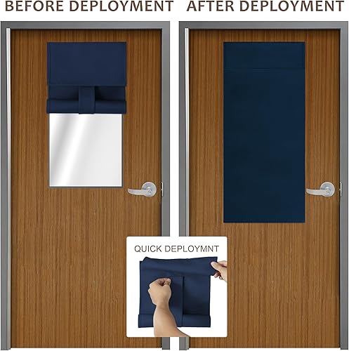 Miniatura 6 de WdFour Cortinas de puerta lateral para ventana de puerta, oscurecimiento de la habitación, cubierta de ventana de puerta de color sólido para puerta