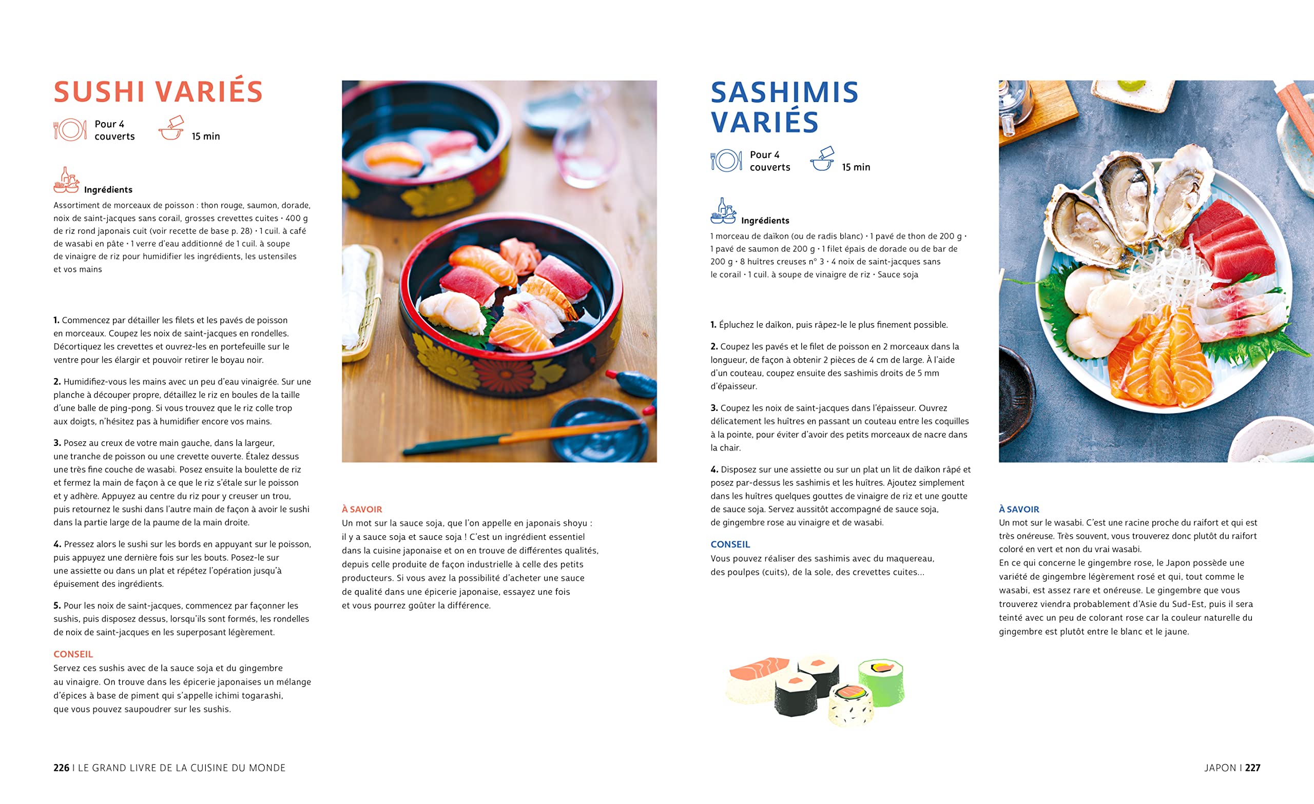 Cuisines du monde: 5 continents, 500 recettes