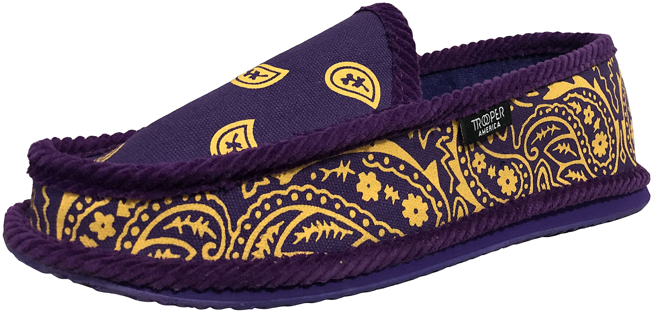 Troooper America Ks 002 Bandanna Paisley Slip On House Shoe