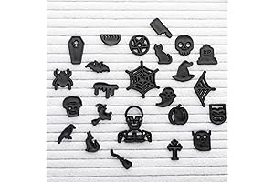 Black Felt Coffin Letter Board