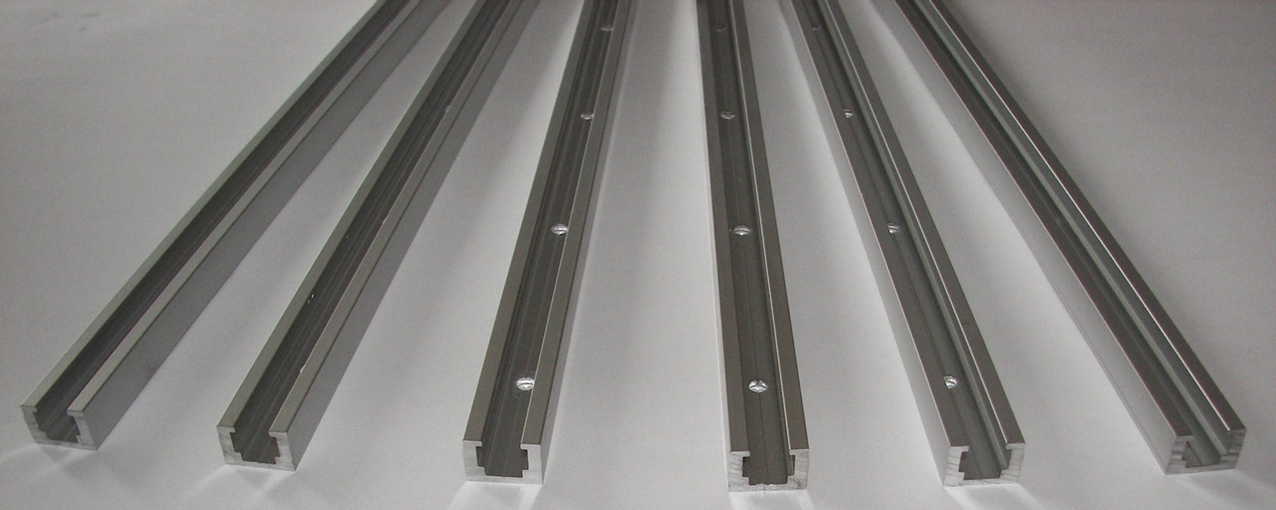 36" Aluminum T-Track Lot of 6