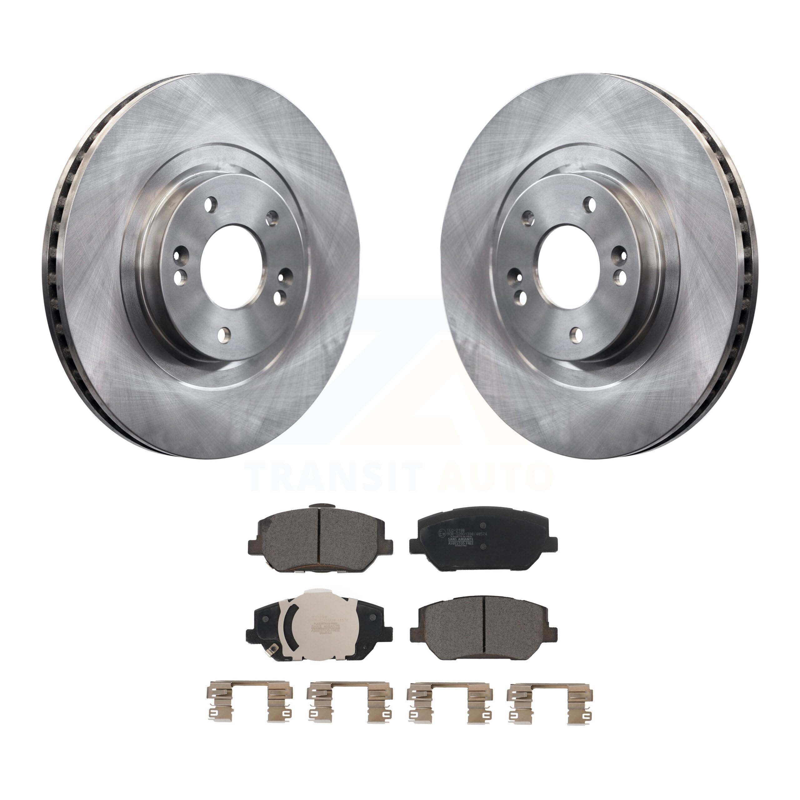 ( similar ) ( incomplete ) Front Disc Brake Rotors And Ceramic Pads Kit Replacement For 2019-2020 Hyundai Santa Fe K8T-104044