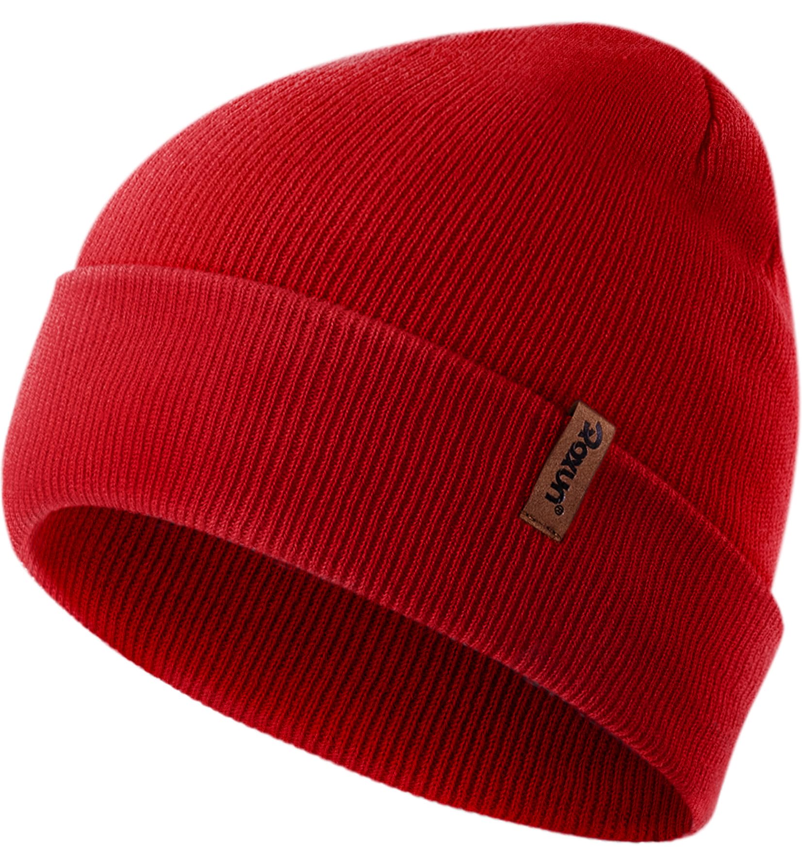 ROXUN Beanie for Men Women Winter Hat Knit Cuffed Soft Warm Unisex Skull Stocking Cap