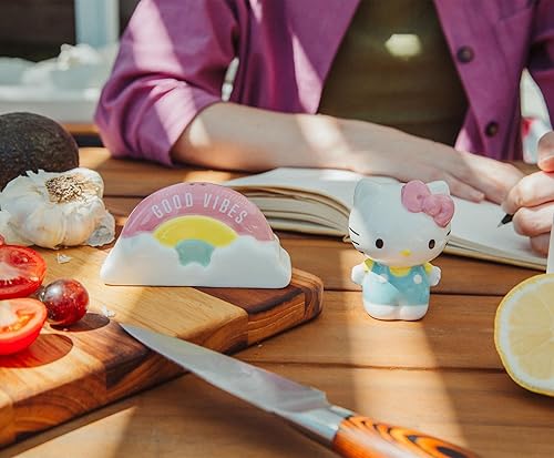 Miniatura 7 de Sanrio Hello Kitty and Rainbow - Juego de salero y pimentero de cerámica