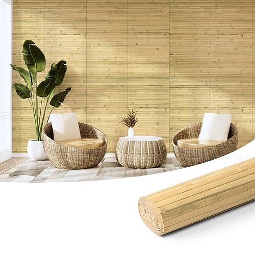 Art3d Natural Bamboo Wall Panel for Interior Wall Decor, Renewable
