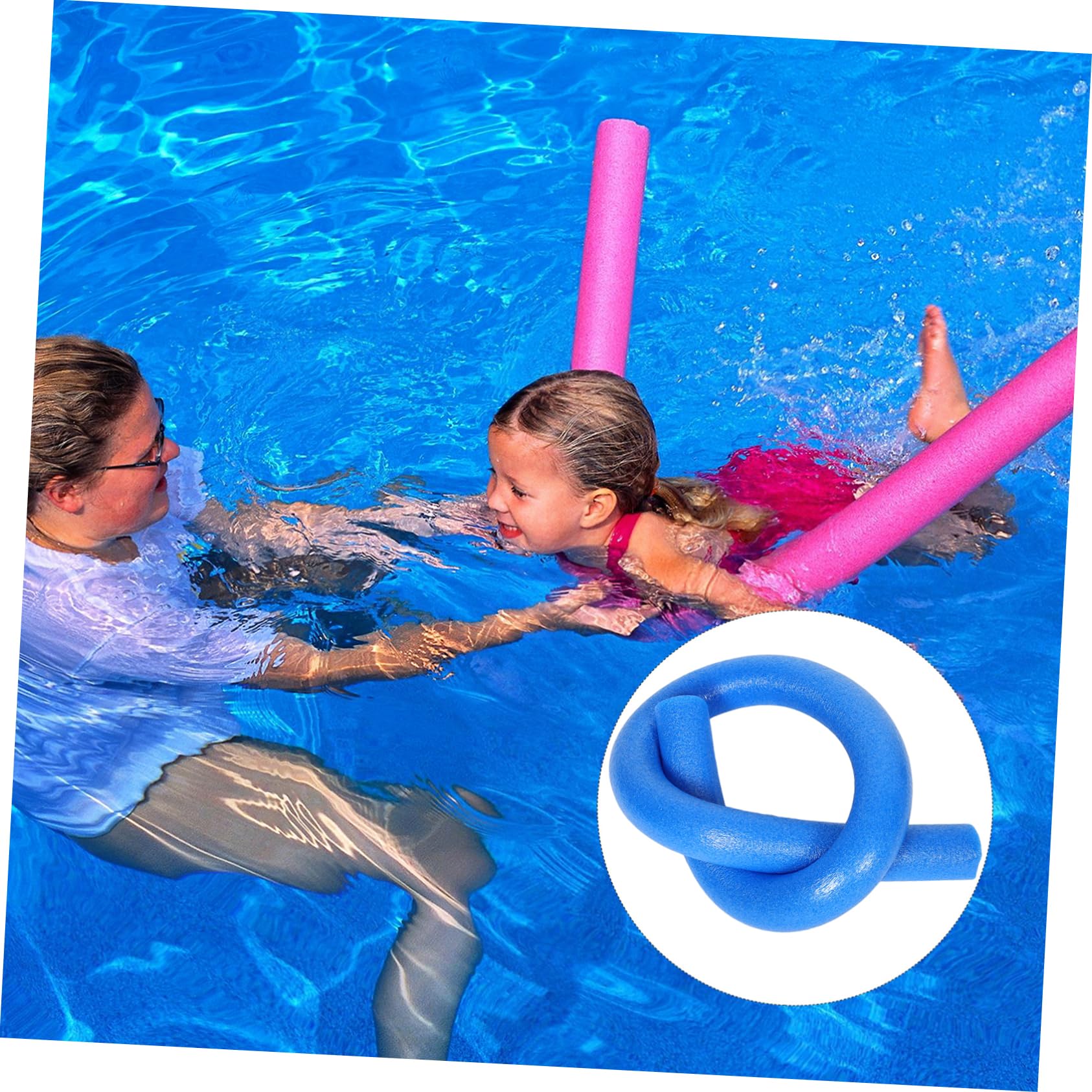 BESPORTBLE 4 Stück Schwimmnudel Epe Schaumstoff Ergonomisch Leicht Schwimmhilfe Für Erwachsene Bunte Poolnudeln Für Wasserspaß Und Schwimmtraining