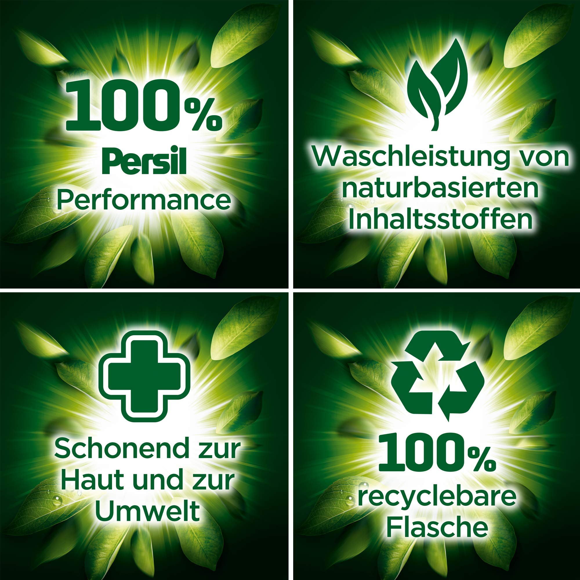 Persil Green Power, środek piorący, 20 cykli prania z naturalnymi składnikami, testowany dermatologicznie