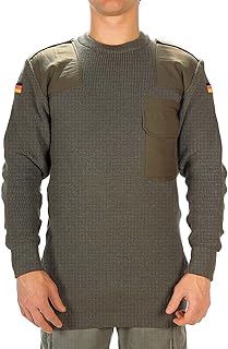 Genuine Issue German Sweater, Military Surplus, Olive Drab