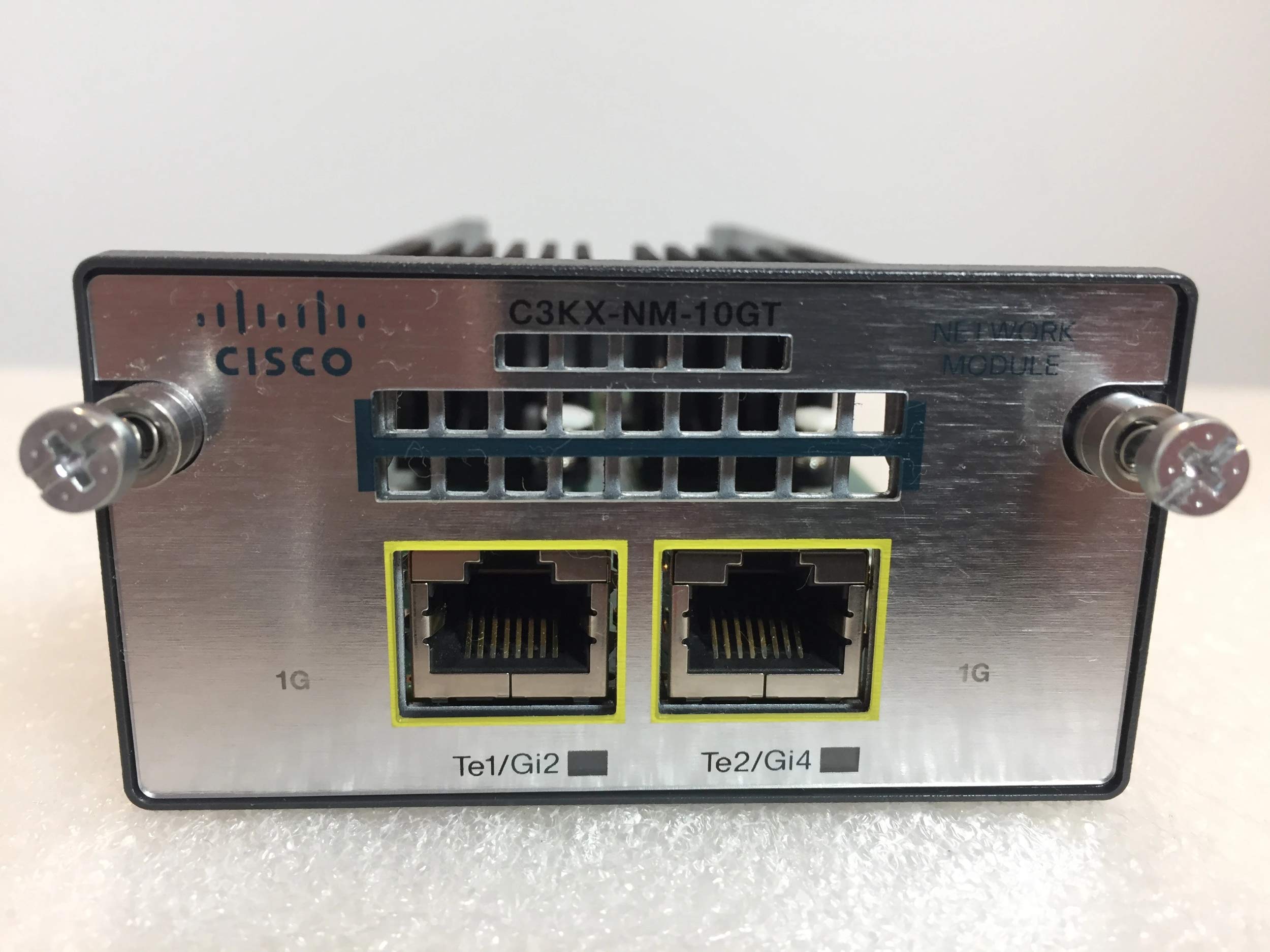 Cisco C3KX-NM-10G ネットワークモジュール Amazon.com: Cisco C3KX-NM-10GT Two 10GB-T Port Network Module