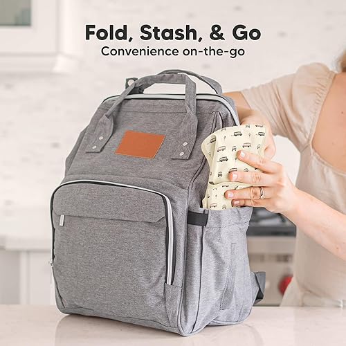 Miniatura 7 de KeaBabies Paquete de 3 baberos impermeables para comer  Baberos ligeros para alimentación de niños pequeños con gran receptor de alimentos, a prueba