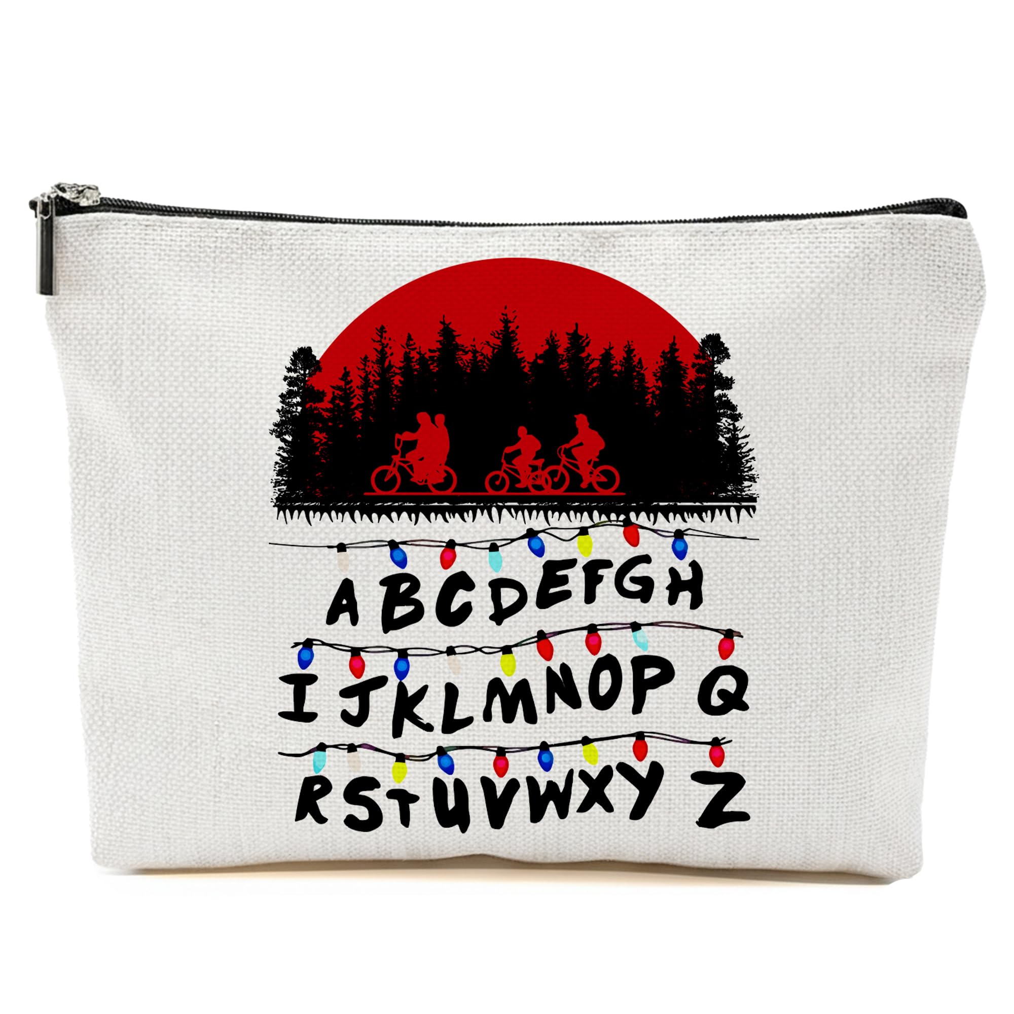 Repnalm Friends Makeup Bag Friendship Merchandise Mothers Day Gifts for Mom Women Cosmetic Bag for Best Friend (white-a)