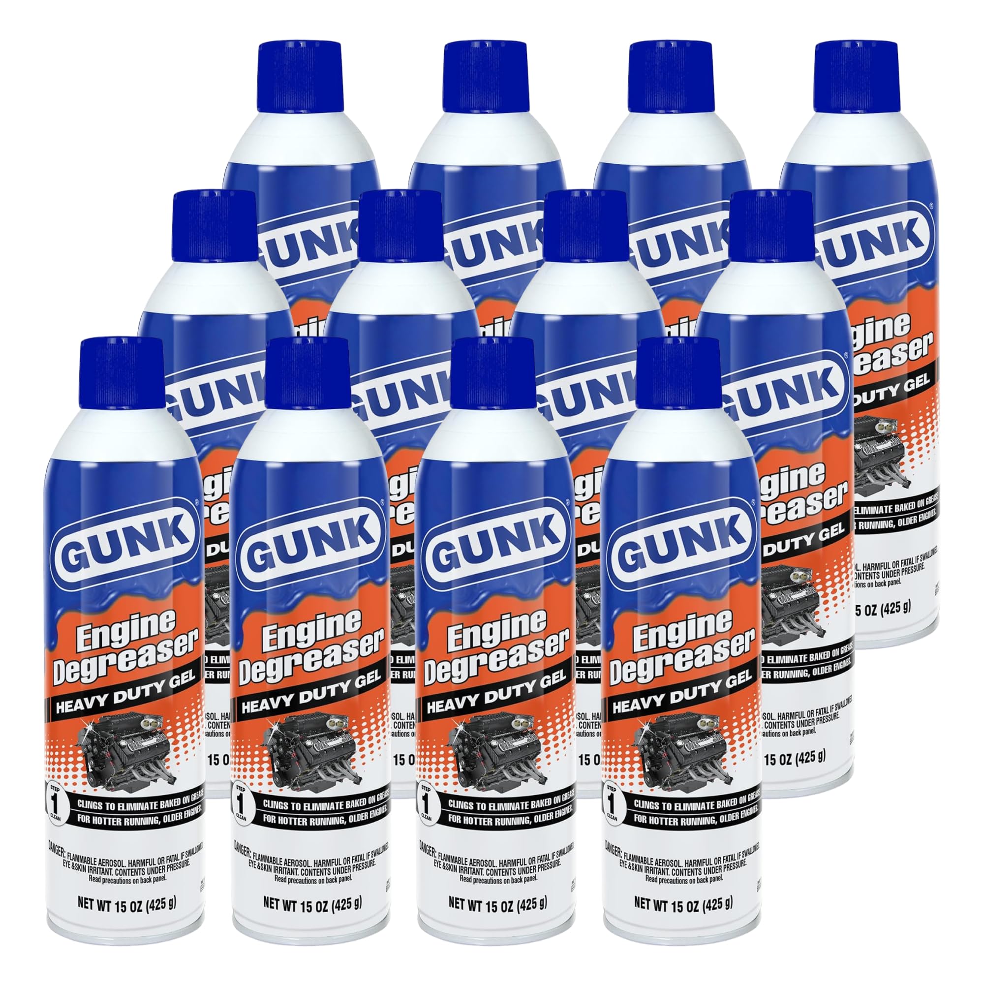 GUNK Engine Brite Engine Degreaser Gel